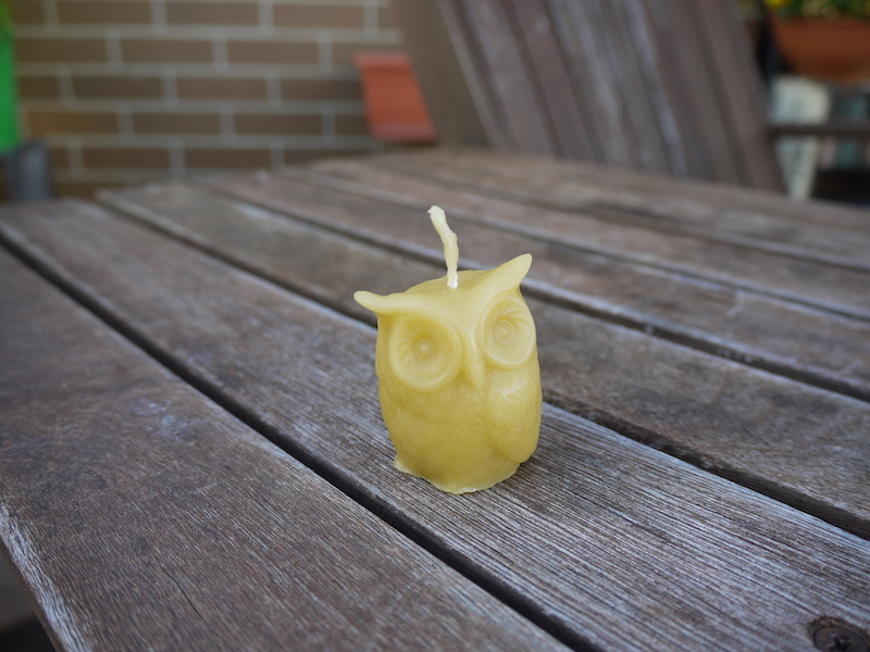 Beeswax Candle - Owl