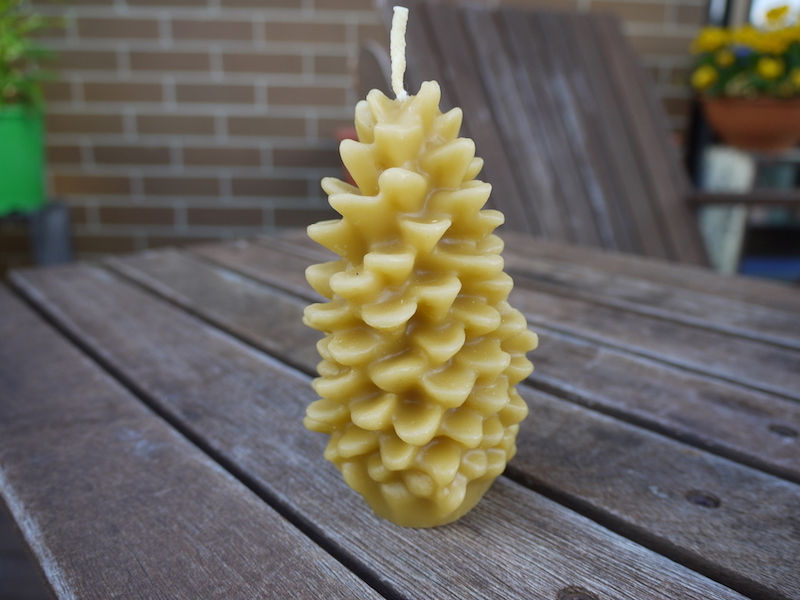 Beeswax Candle - Pine Cone