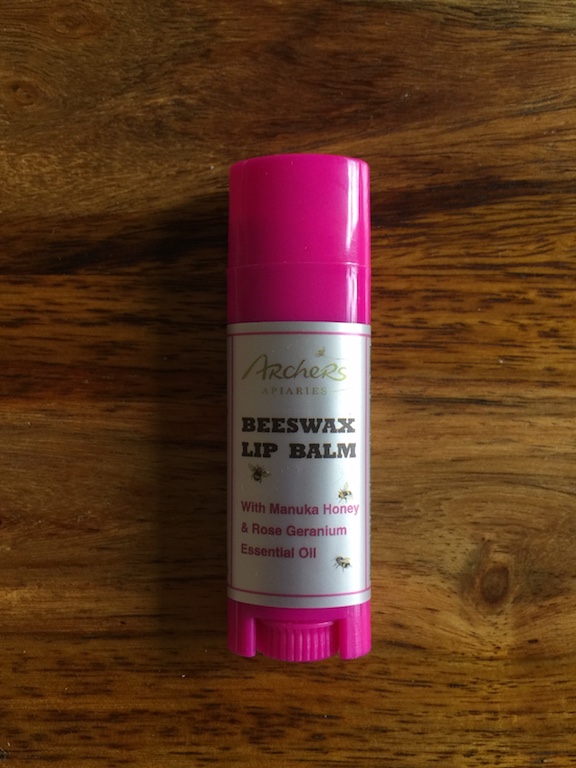 Beeswax Lip Balm (with Rose Geranium Oil and Manuka Honey)