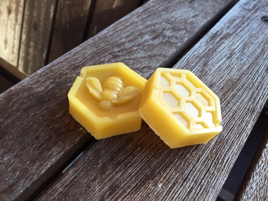 Two Little Beeswax Blocks